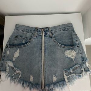 LF Carmar Denim Mini Skirt